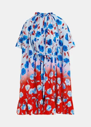 Dress Heliotrope Denim-Blue