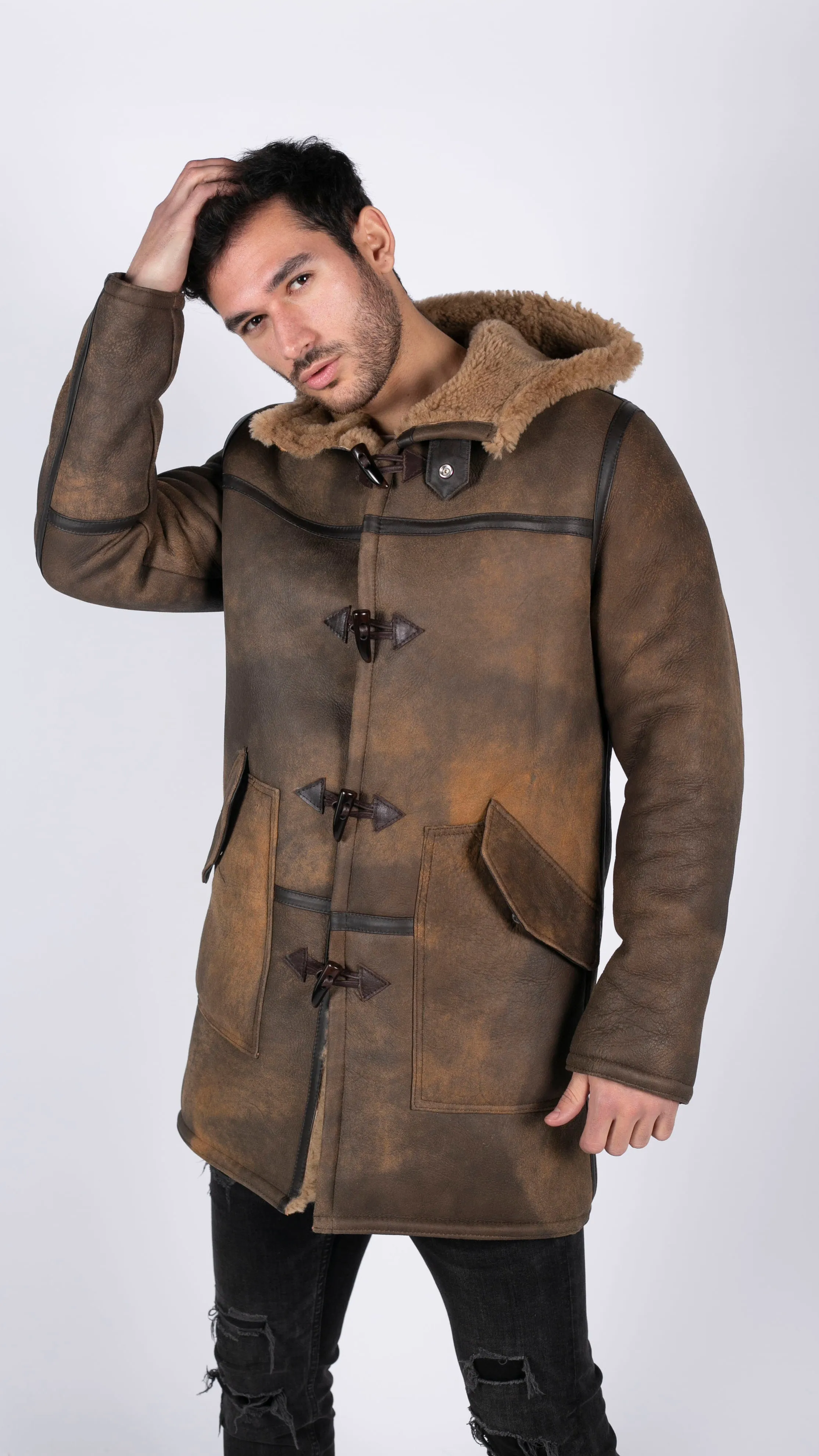 Duffle 3/4 Sheepskin Coat