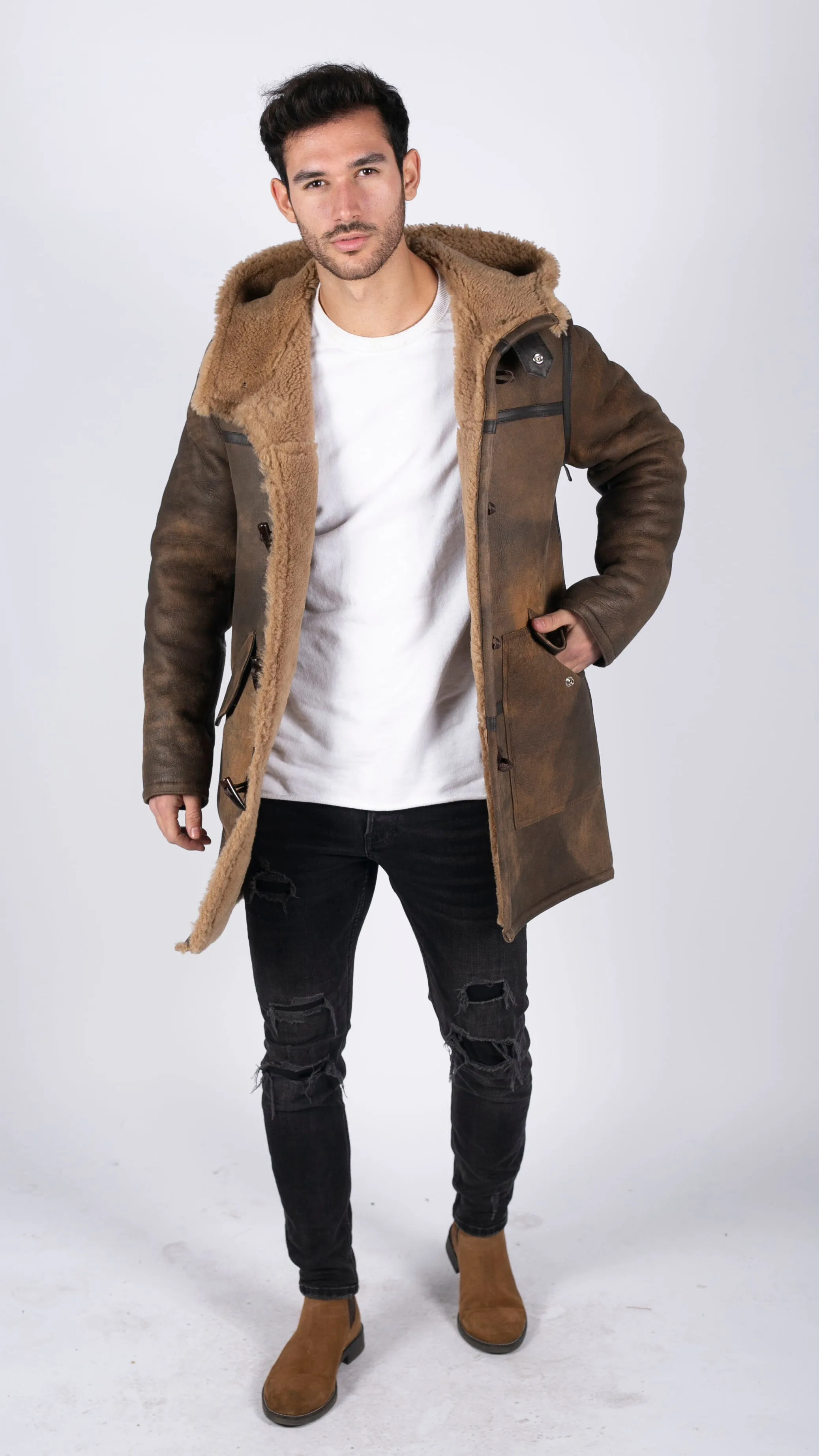 Duffle 3/4 Sheepskin Coat