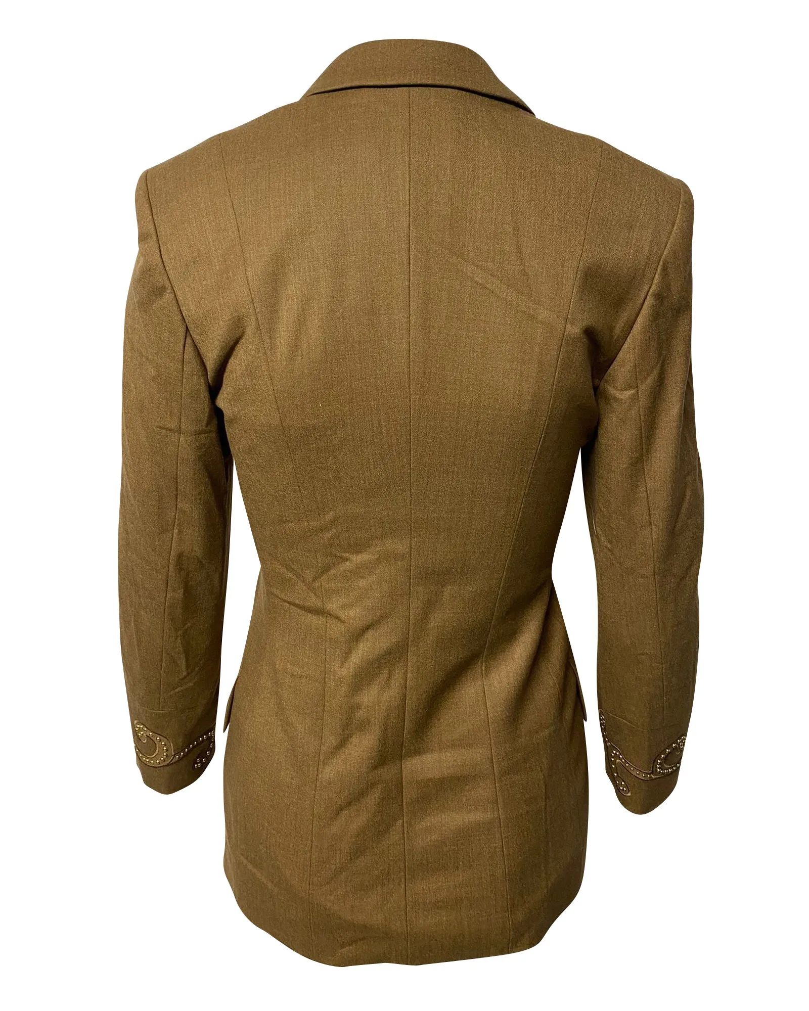 Escada Trouser Suit Set in Brown Wool