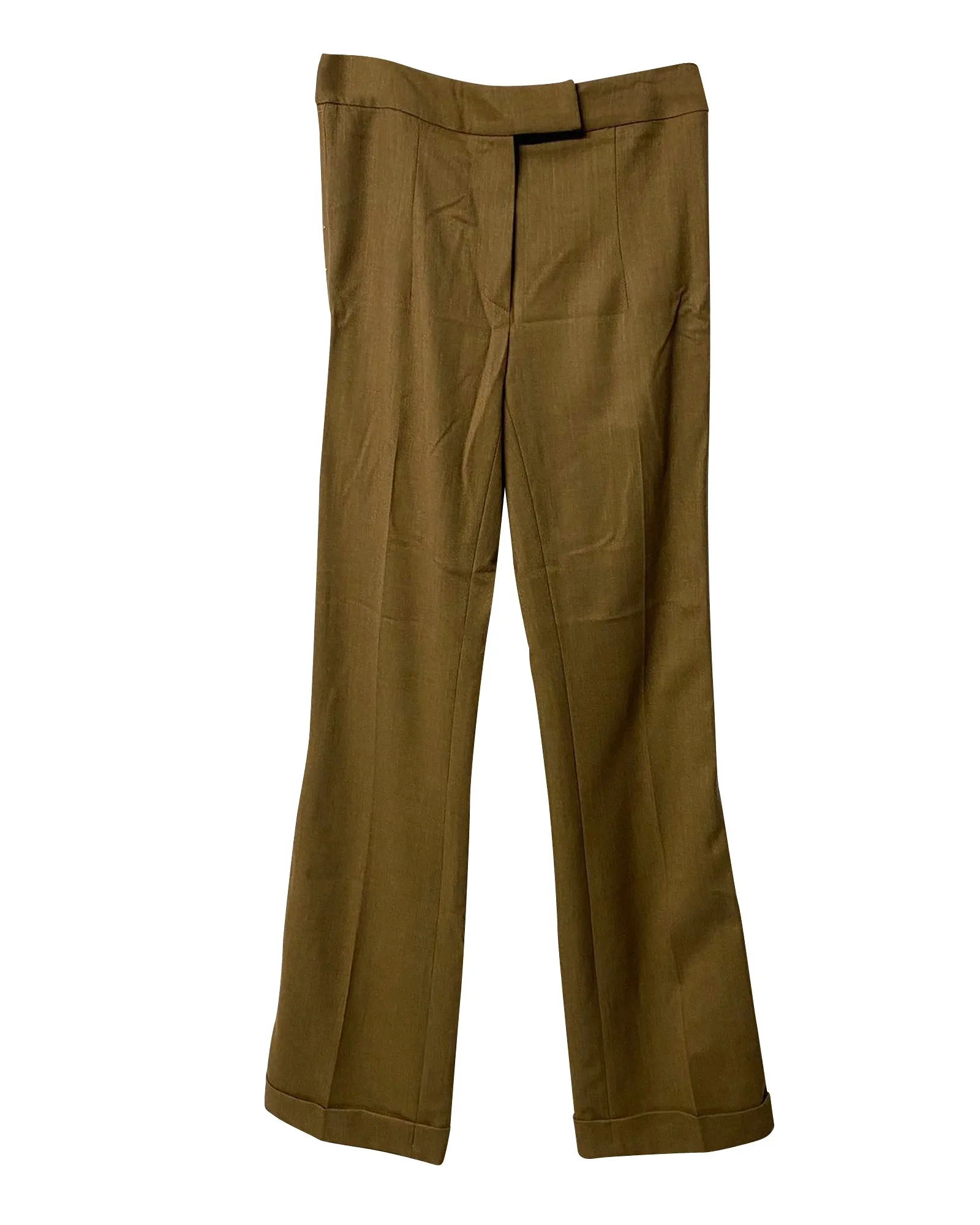 Escada Trouser Suit Set in Brown Wool