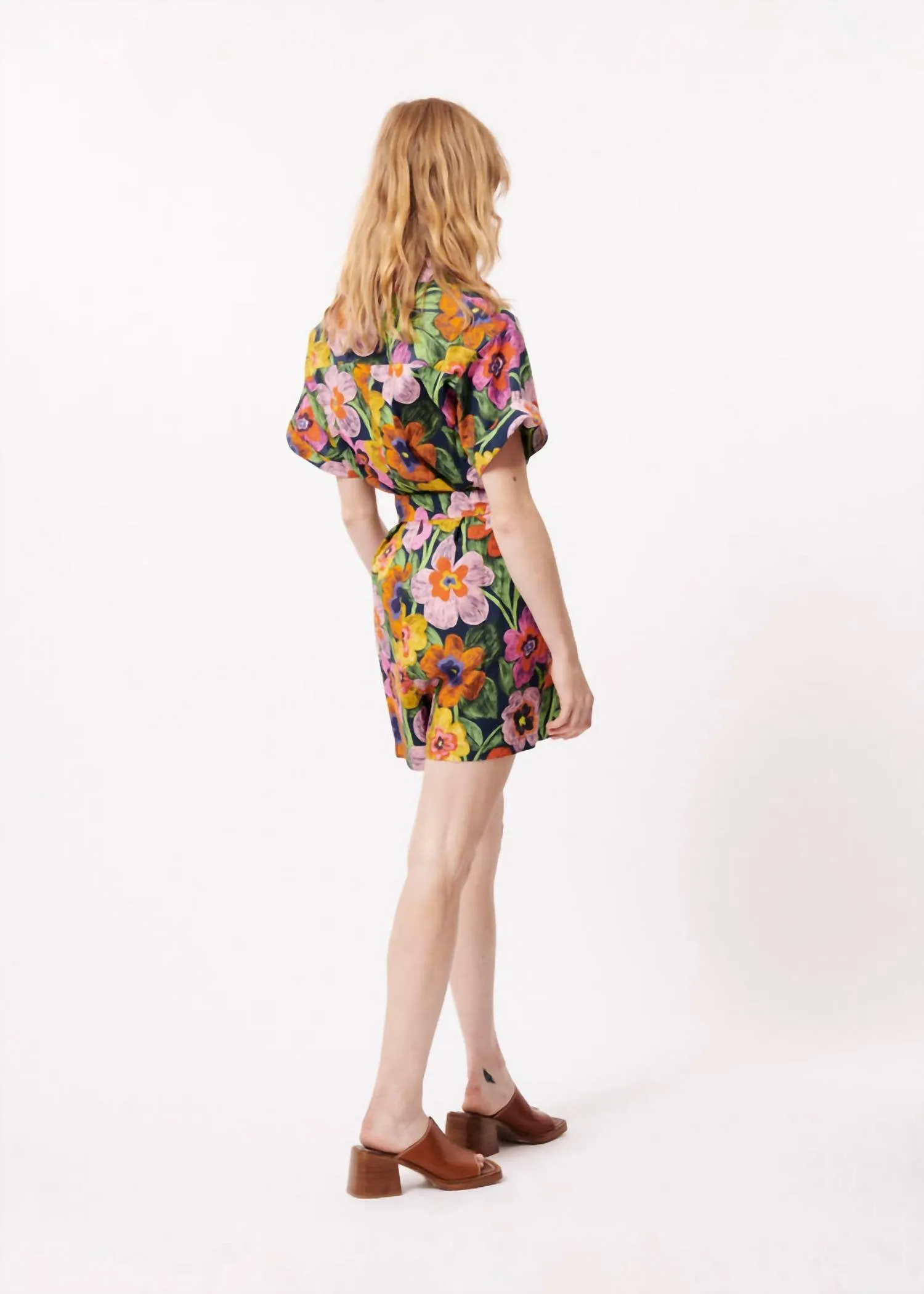 Eva Romper In Garden Marine