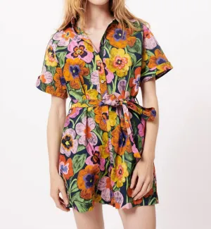 Eva Romper In Garden Marine