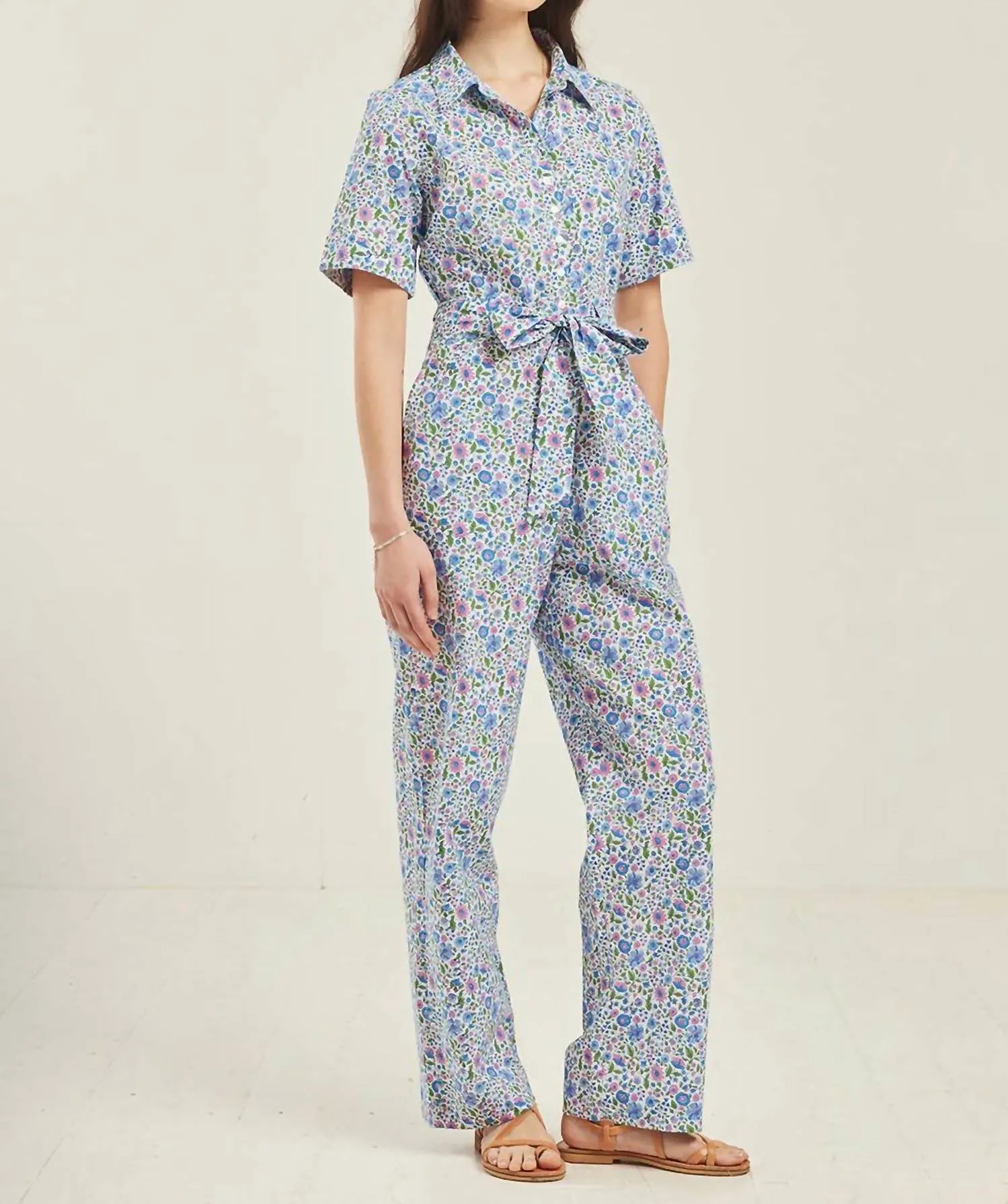 Flo Jumpsuit In Sky Meadow