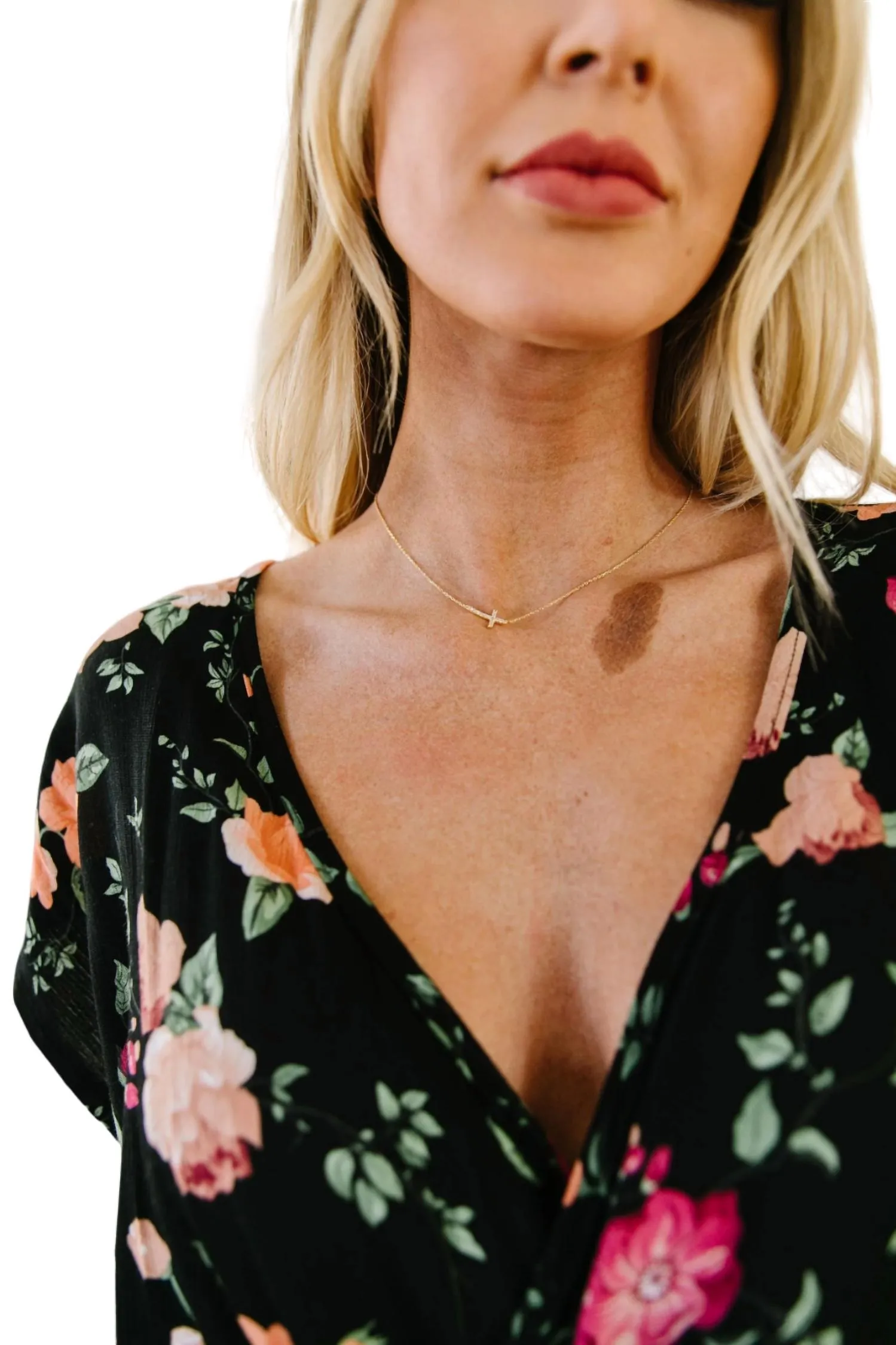 Floral Rush Romper In Black