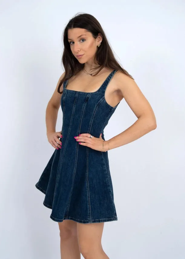 Franca Denim Mini Dress