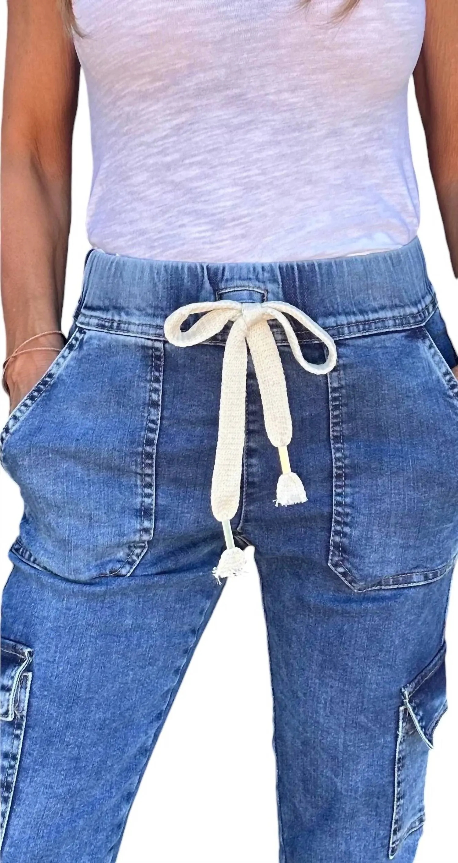Gaya Cargo Jeans In Denim