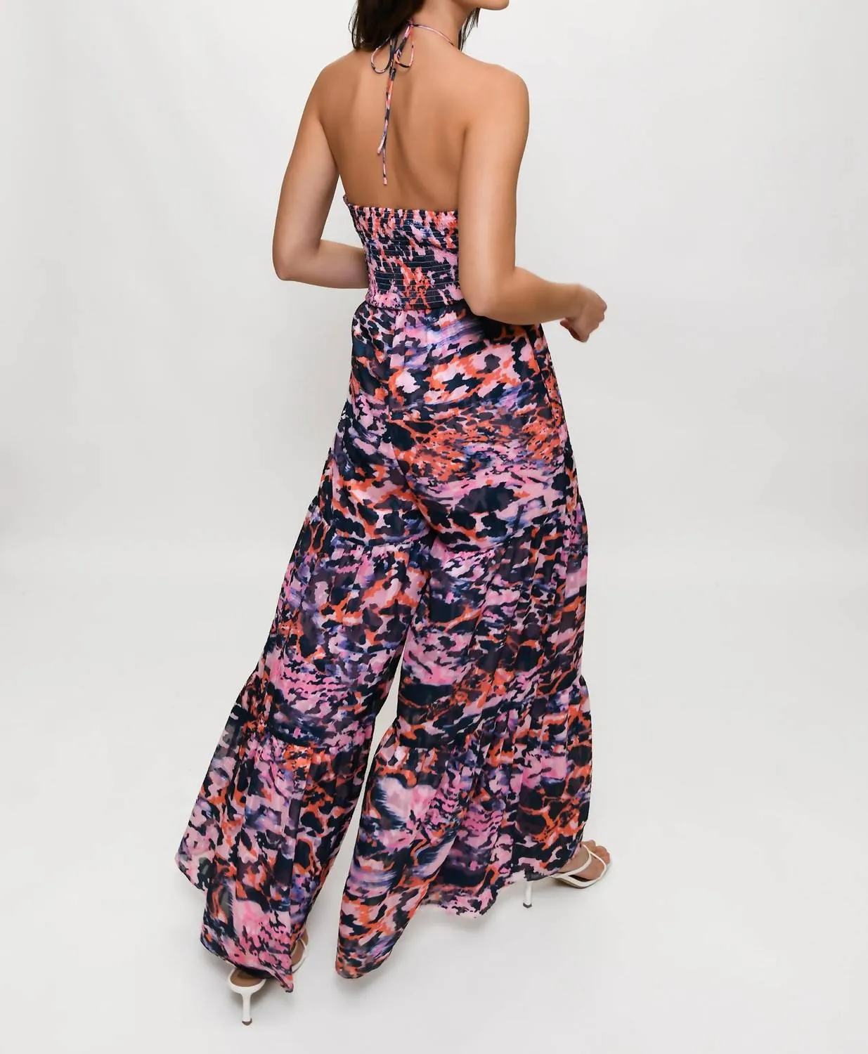 Getty Jumpsuit In Blush Seaside
