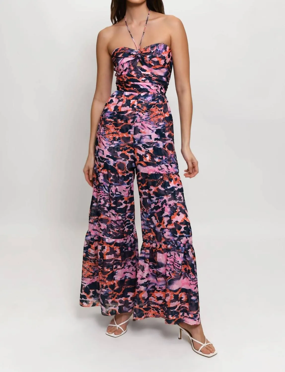 Getty Jumpsuit In Blush Seaside