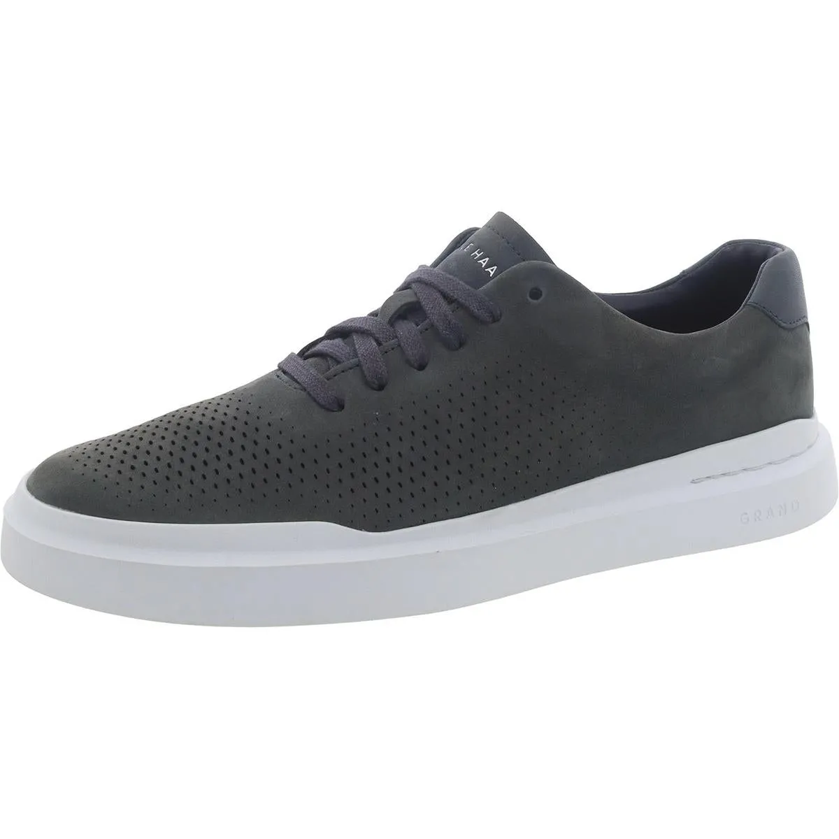 Grand Pro Rally Mens Nubuck Laser Cut Sneakers