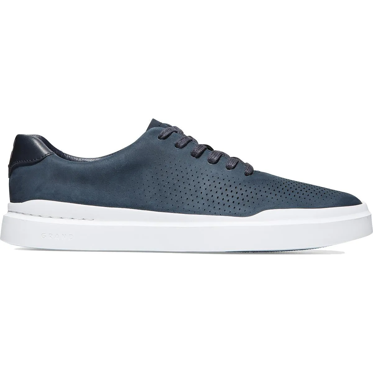 Grand Pro Rally Mens Nubuck Laser Cut Sneakers