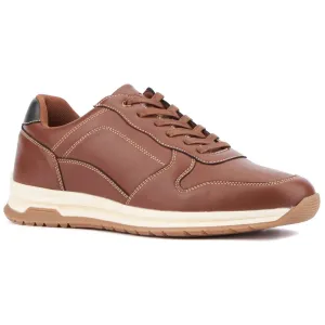 Haskel Mens Lace-Up Manmade Casual And Fashion Sneakers