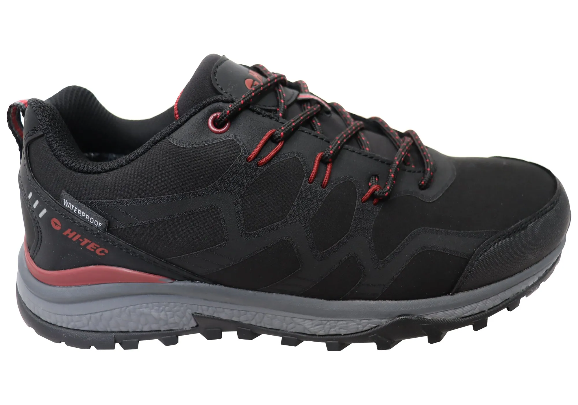 Hi Tec Mens Stinger Waterproof Comfortable Hiking Shoes Hi Tec Shoes