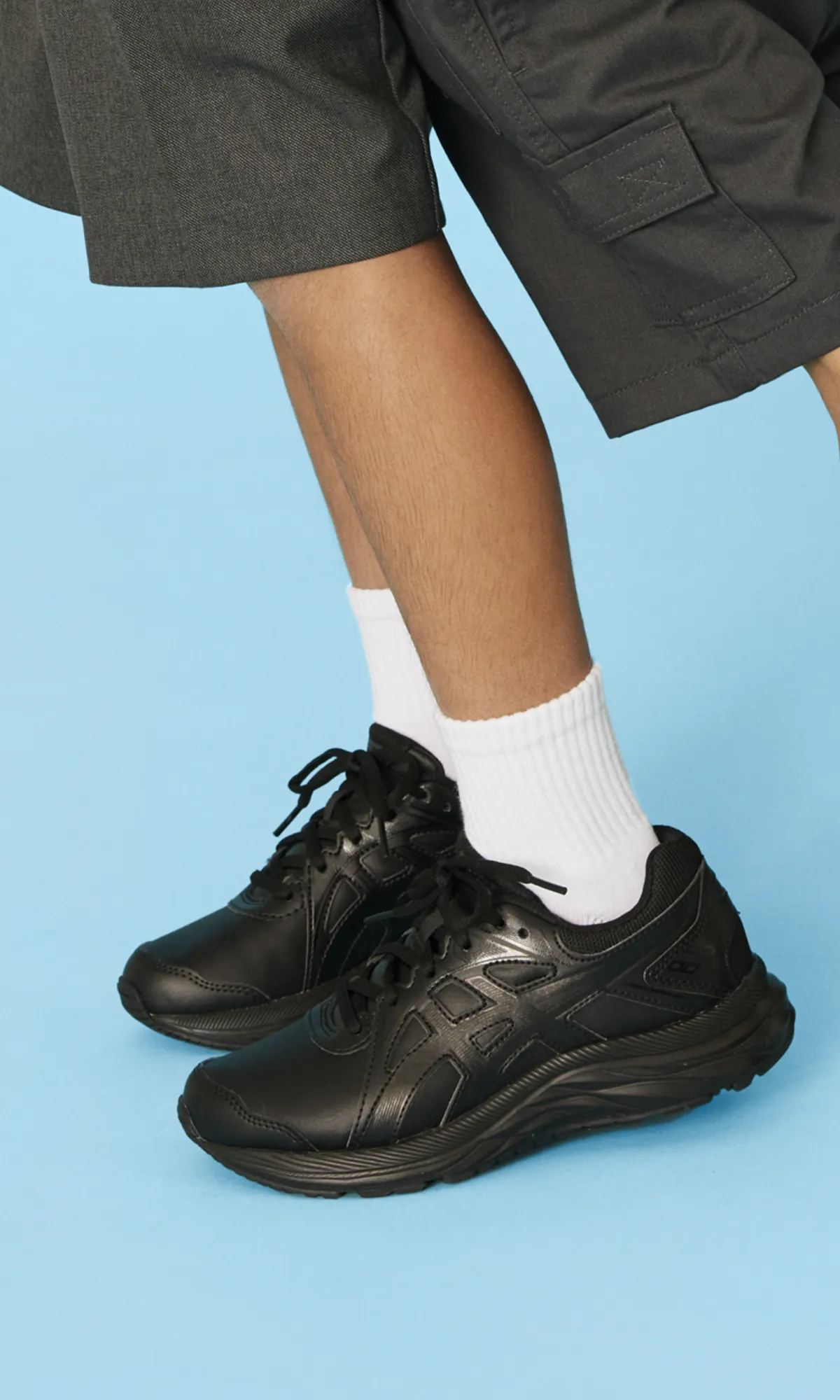 Hibana Grade School Black Shoes_Asics