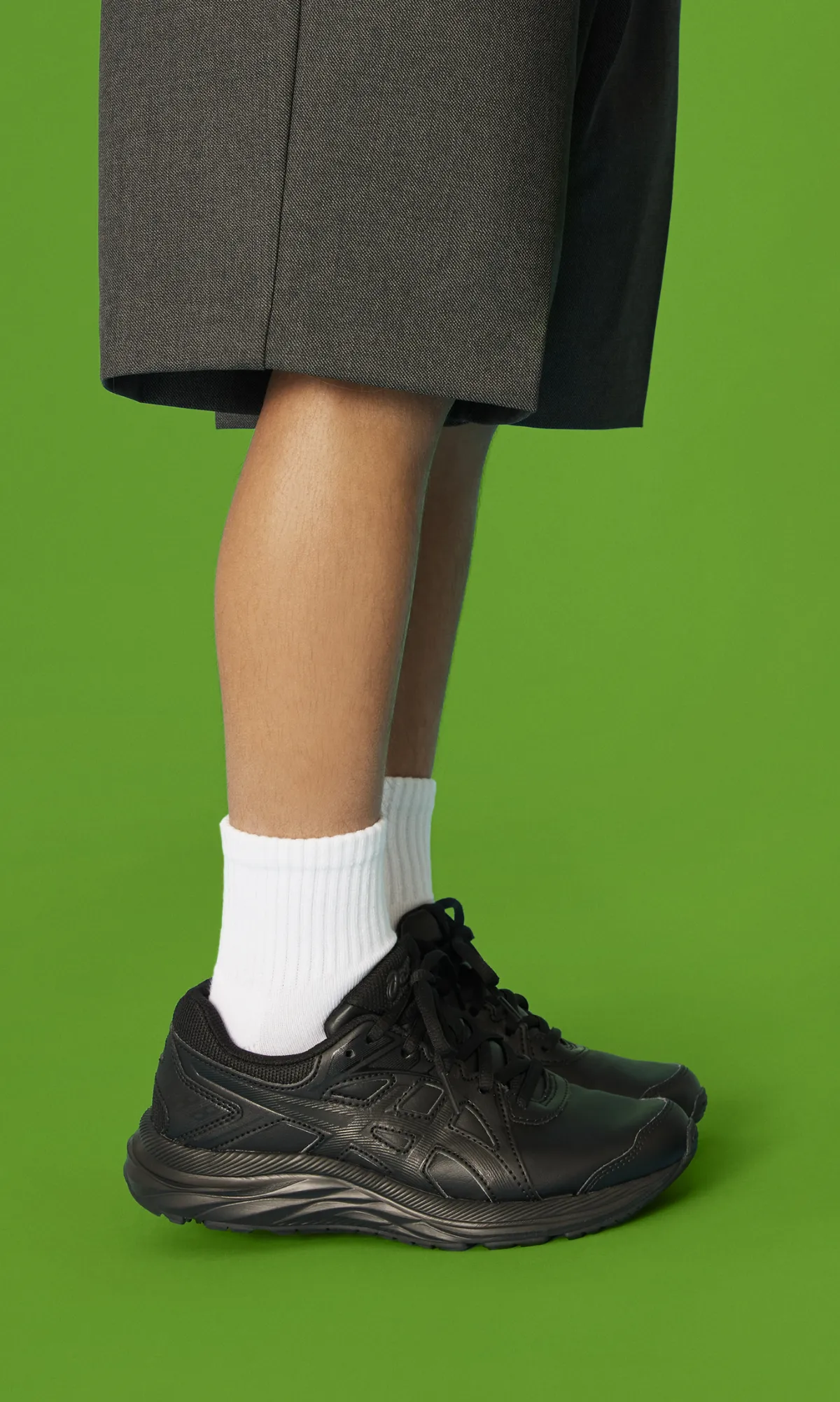 Hibana Grade School Black Shoes_Asics