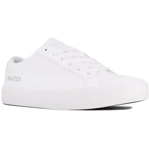 Houghton Mens Lace-Up Faux Leather Casual And Fashion Sneakers