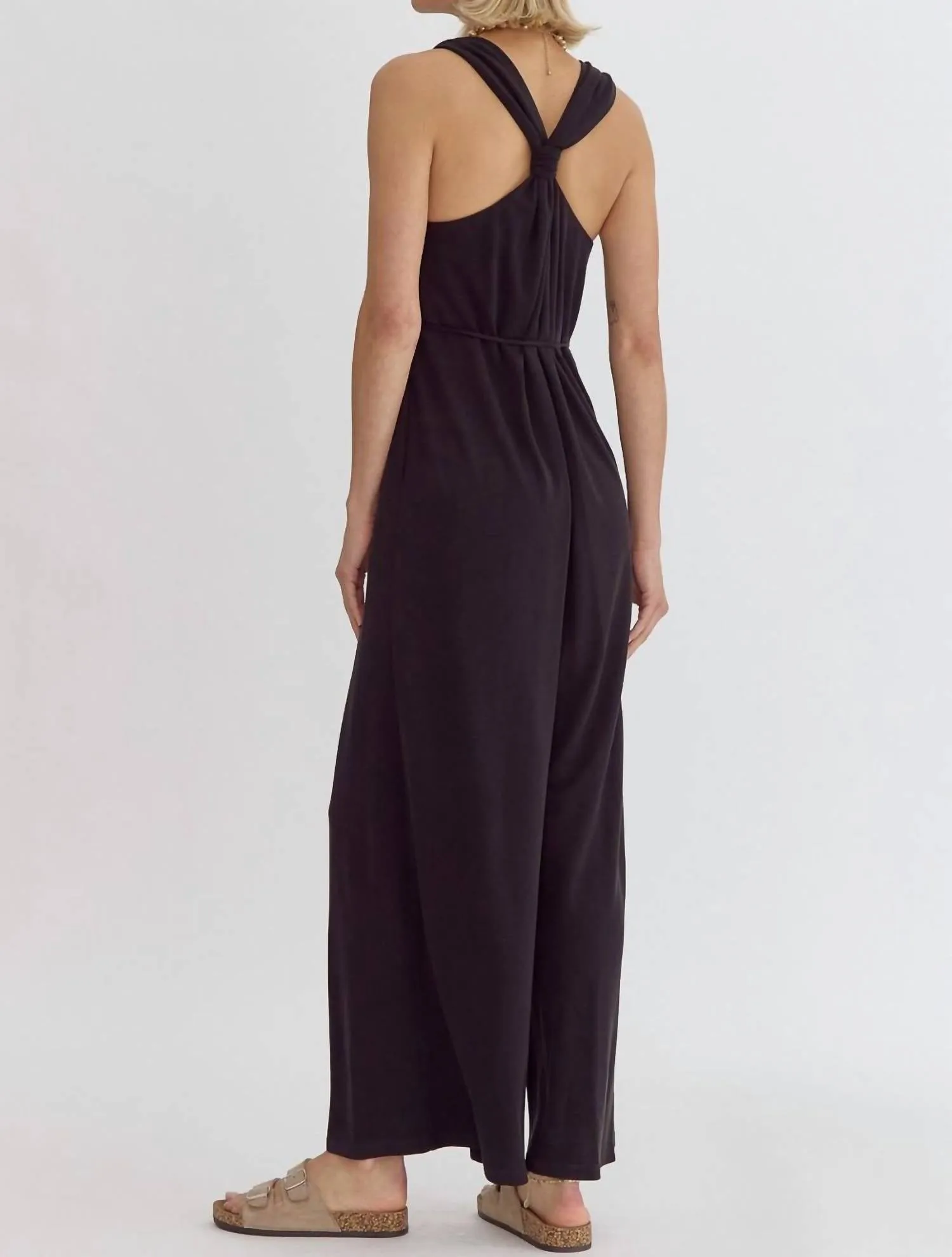Into The Night Jumpsuit In Black