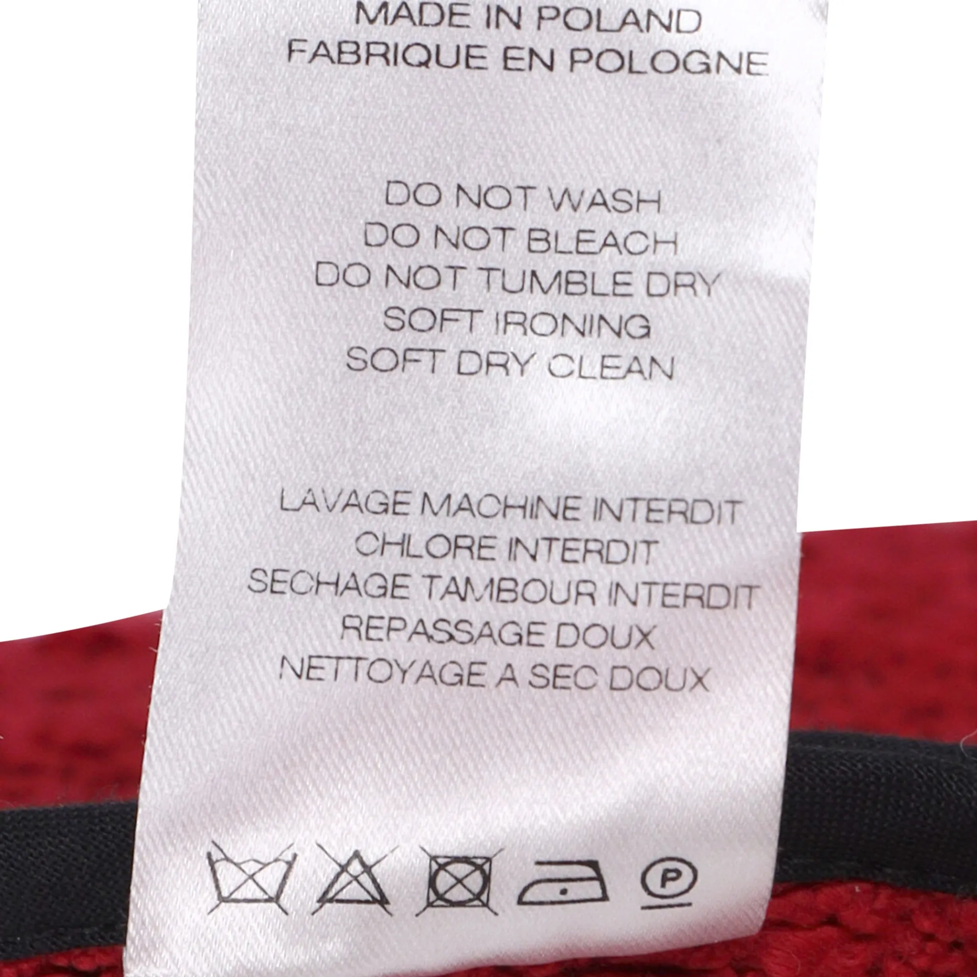 IRO Frayed Jacket in Red Cotton Tweed