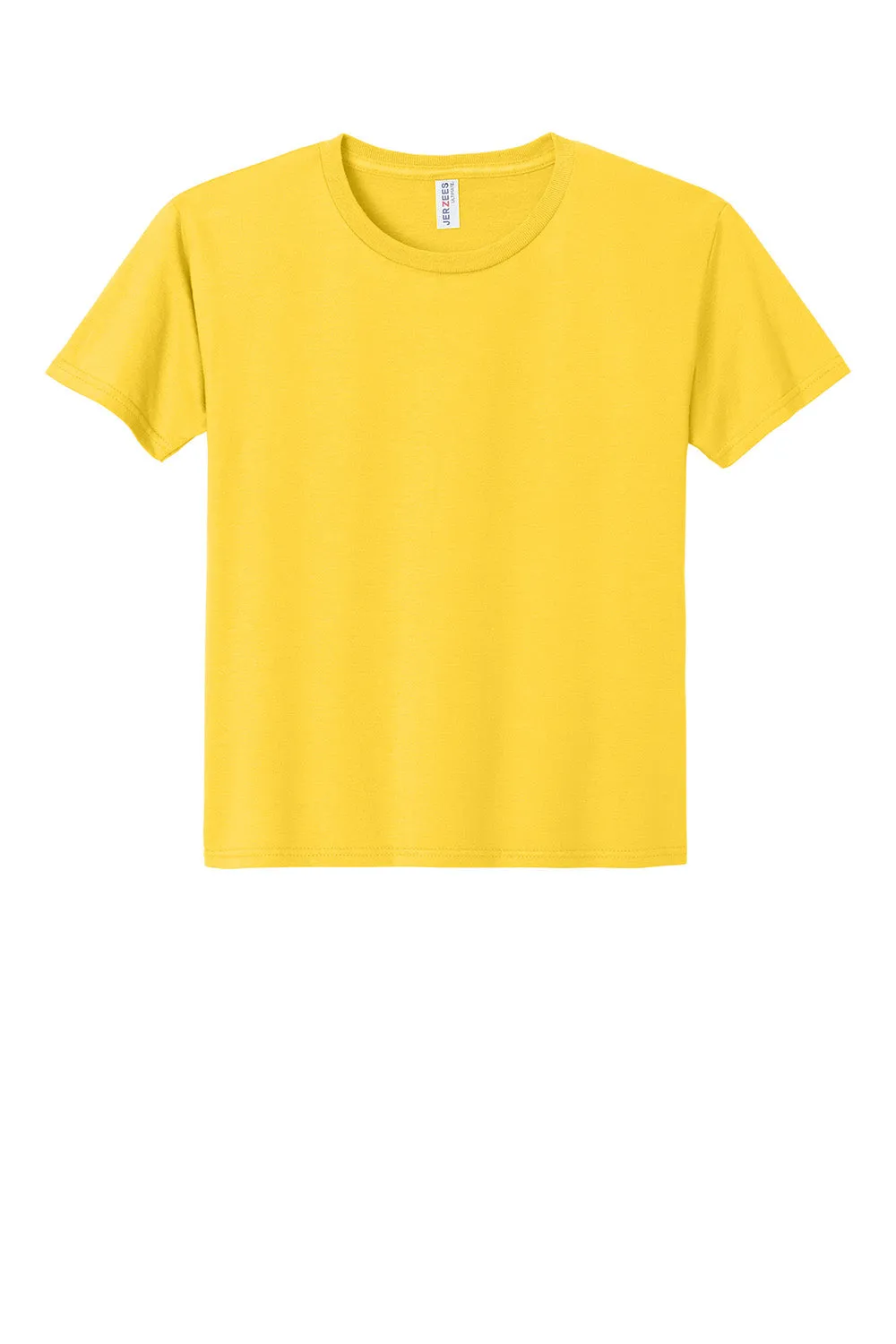 Jerzees Youth Ultimate Short Sleeve Crewneck T-Shirt - Island Yellow