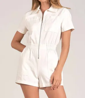 Kelly Romper In White