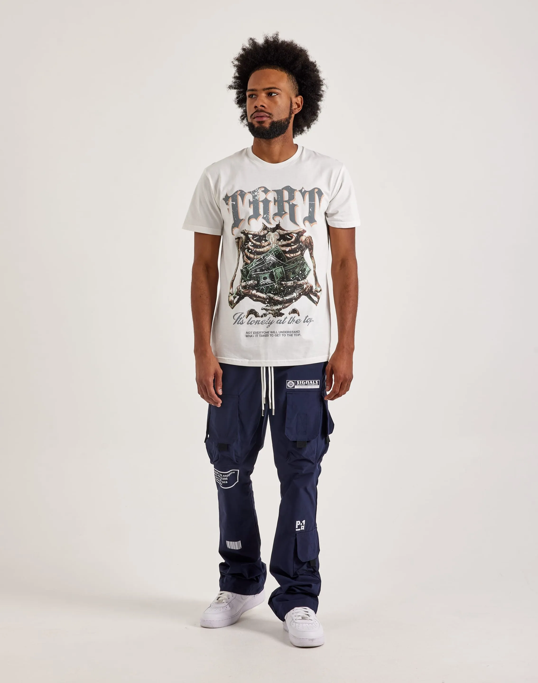 Kloud 9 Nylon Flare Cargo Pants
