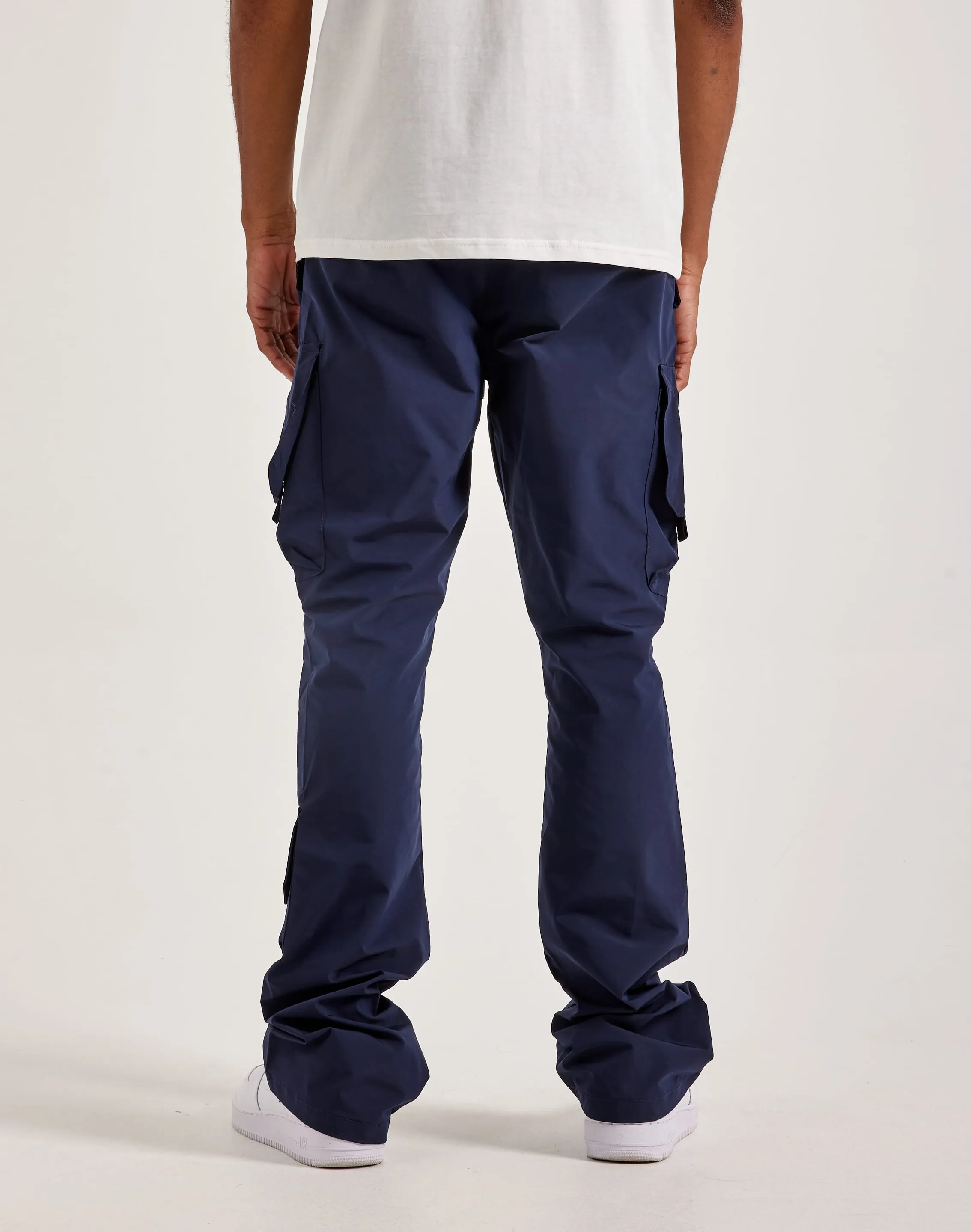 Kloud 9 Nylon Flare Cargo Pants