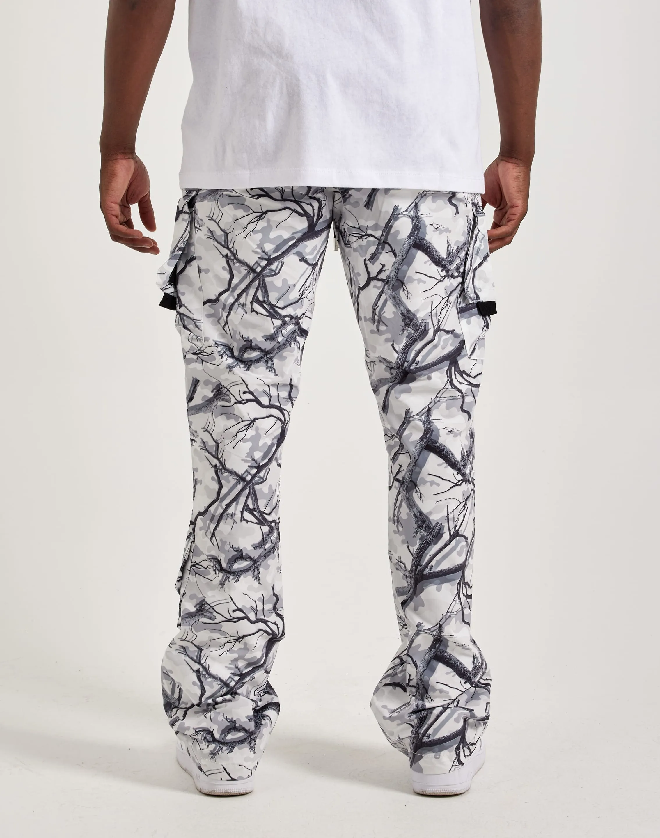Kloud 9 Nylon Flare Cargo Pants