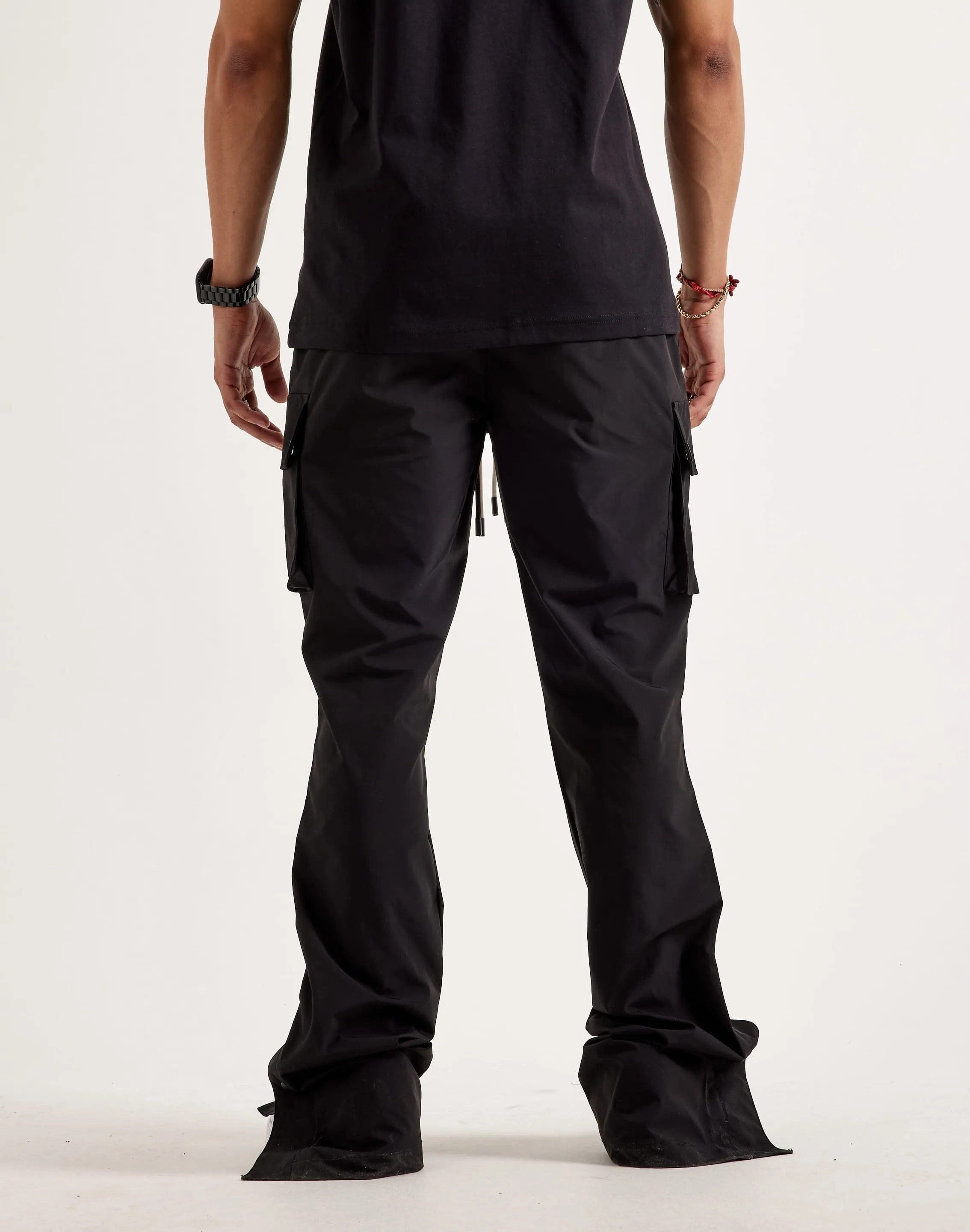 Kloud 9 Nylon Flare Cargo Pants
