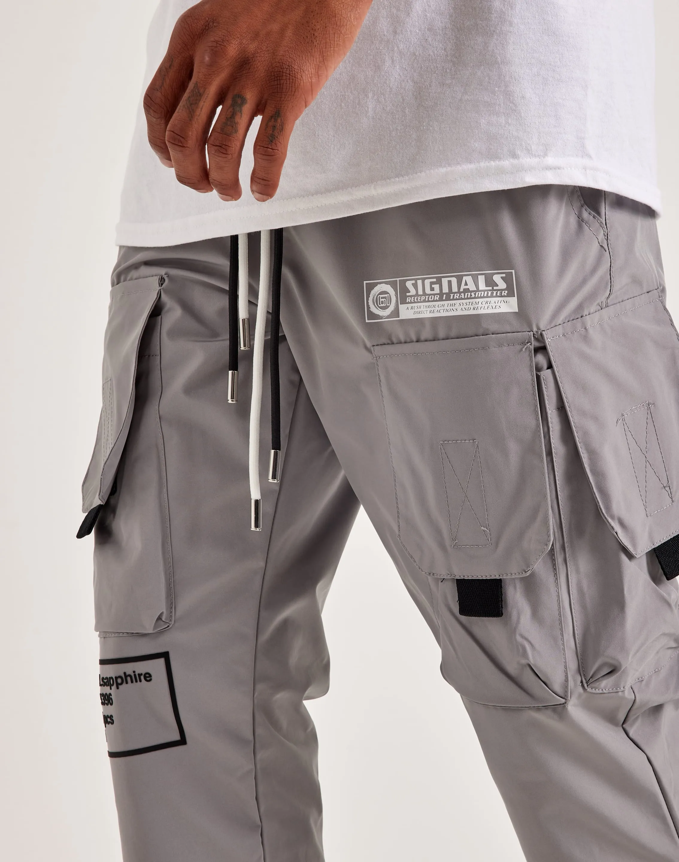 Kloud 9 Nylon Flare Cargo Pants