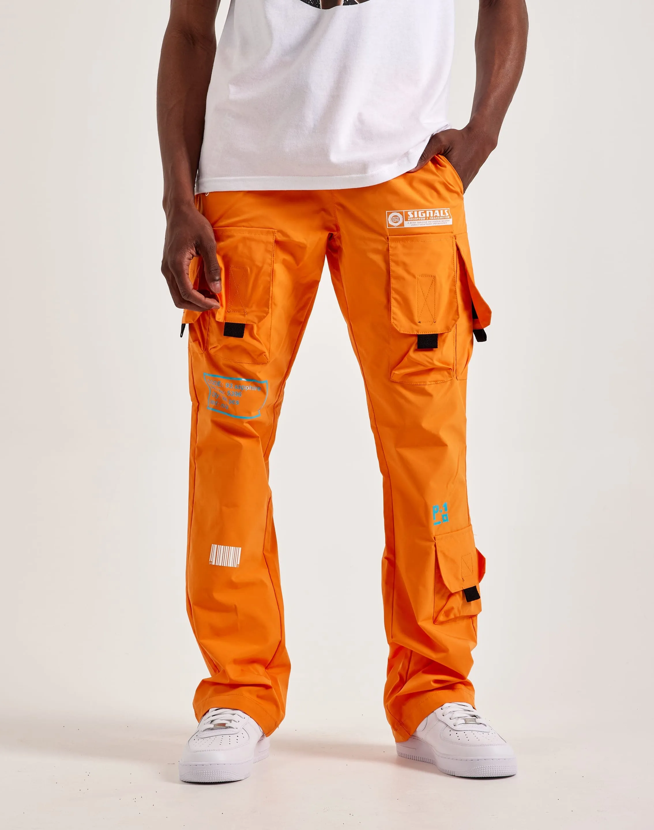 Kloud 9 Nylon Flare Cargo Pants