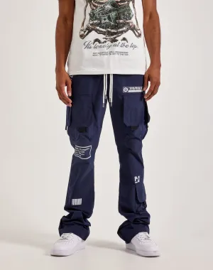 Kloud 9 Nylon Flare Cargo Pants