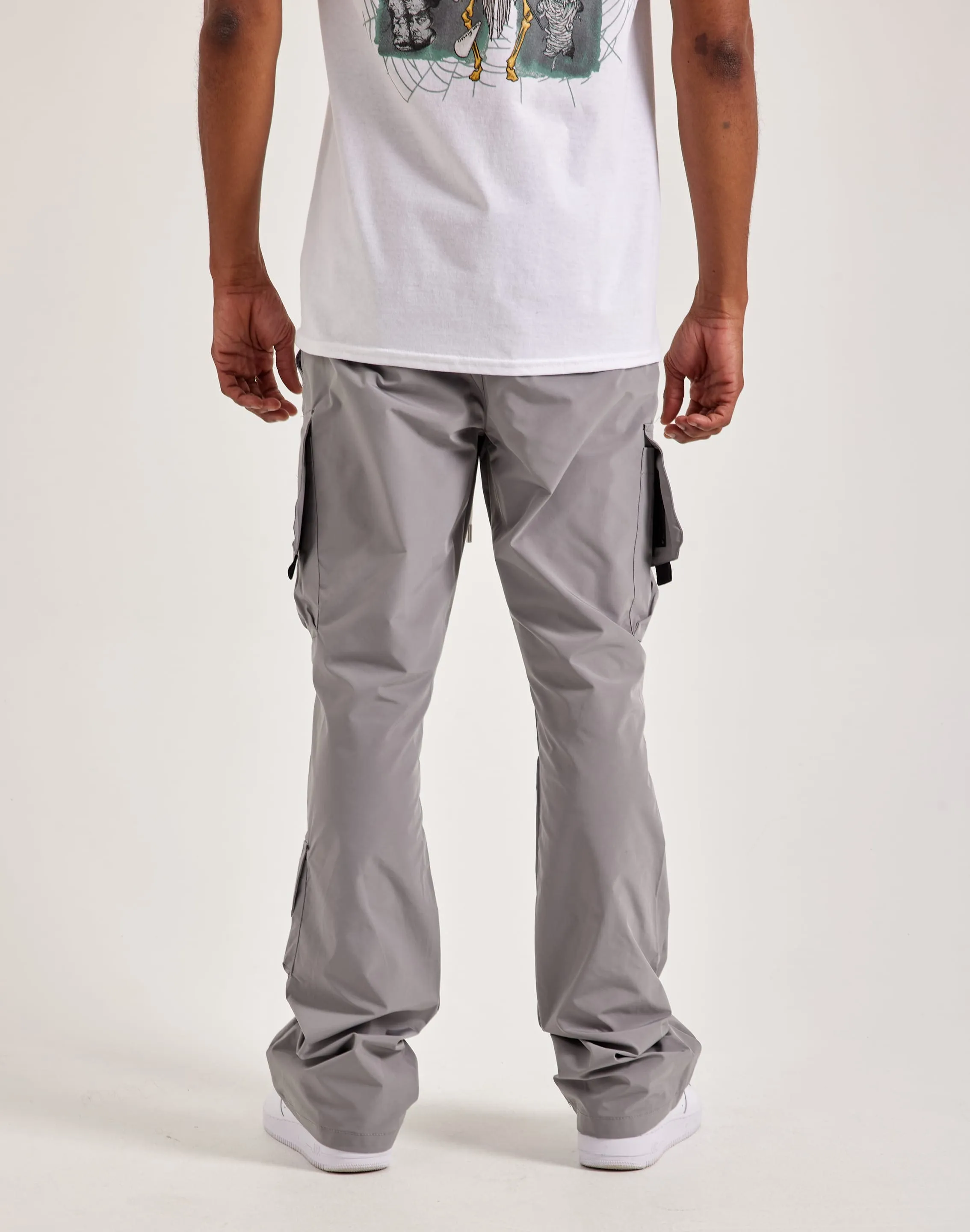 Kloud 9 Nylon Flare Cargo Pants