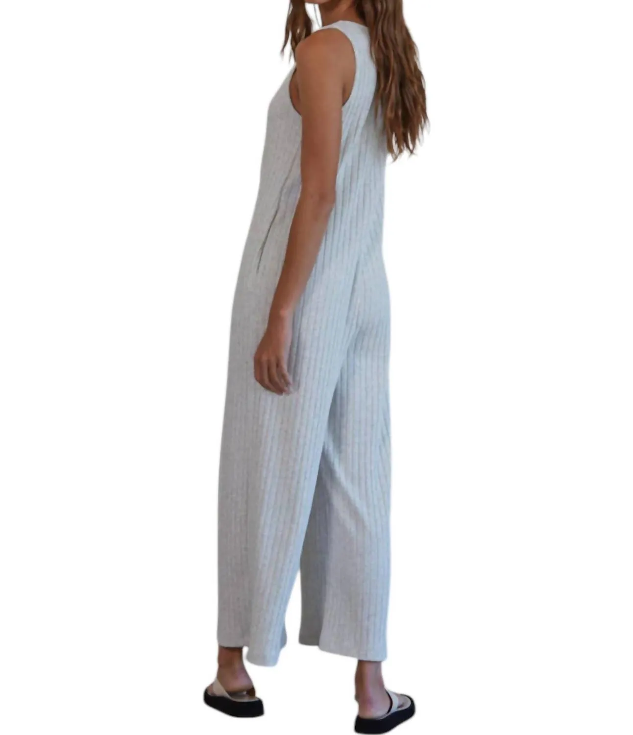La Brea Jumpsuit In Grey
