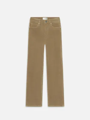 Le Sleek Straight Corduroy -- Light Beige