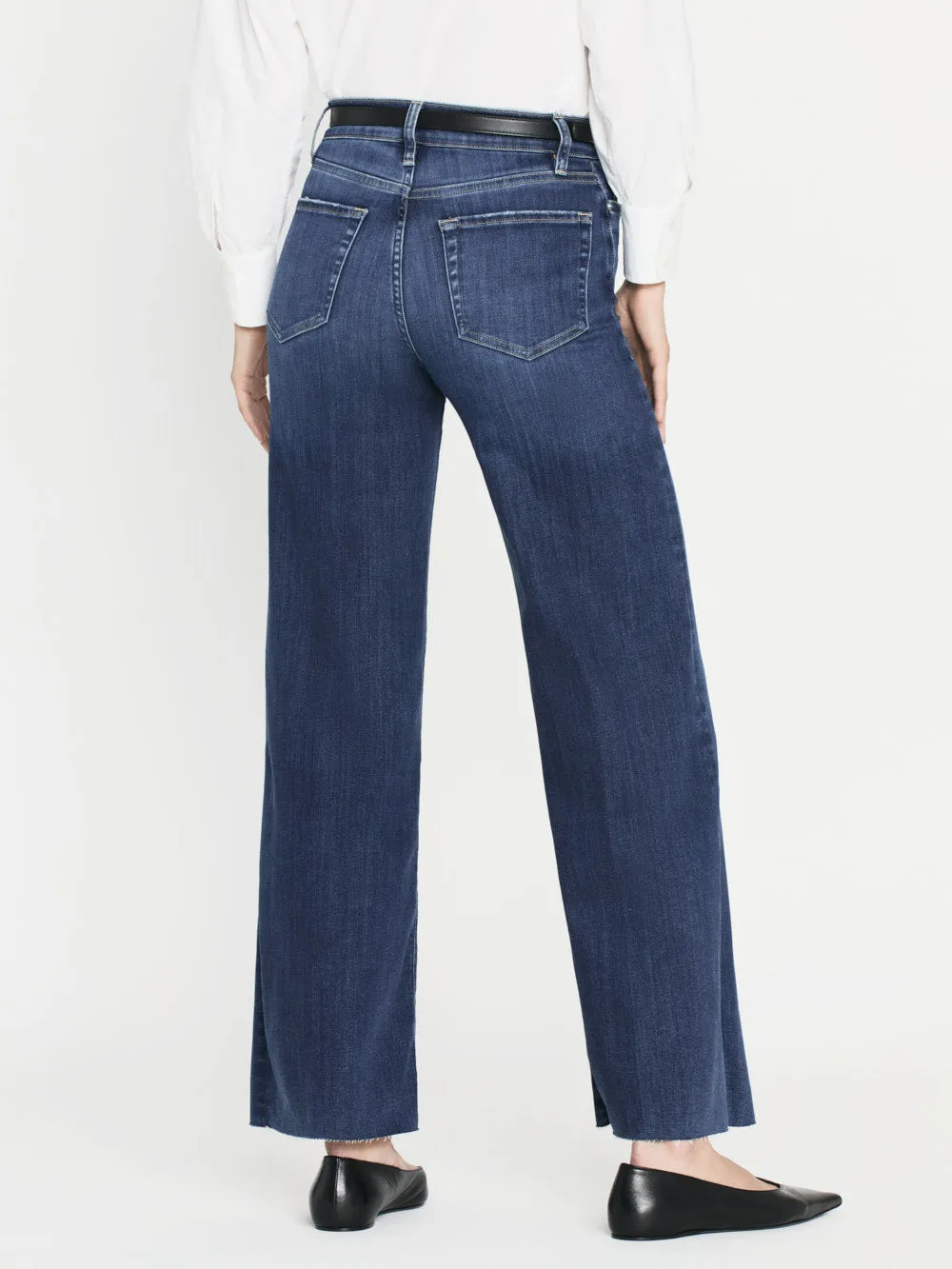 Le Slim Palazzo Raw Hem -- Lupine