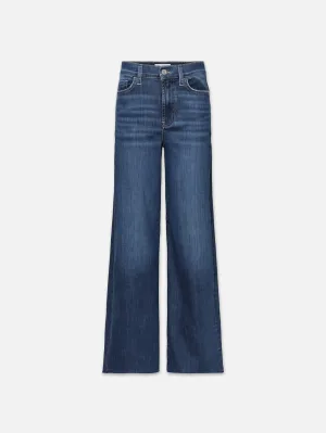 Le Slim Palazzo Raw Hem -- Lupine