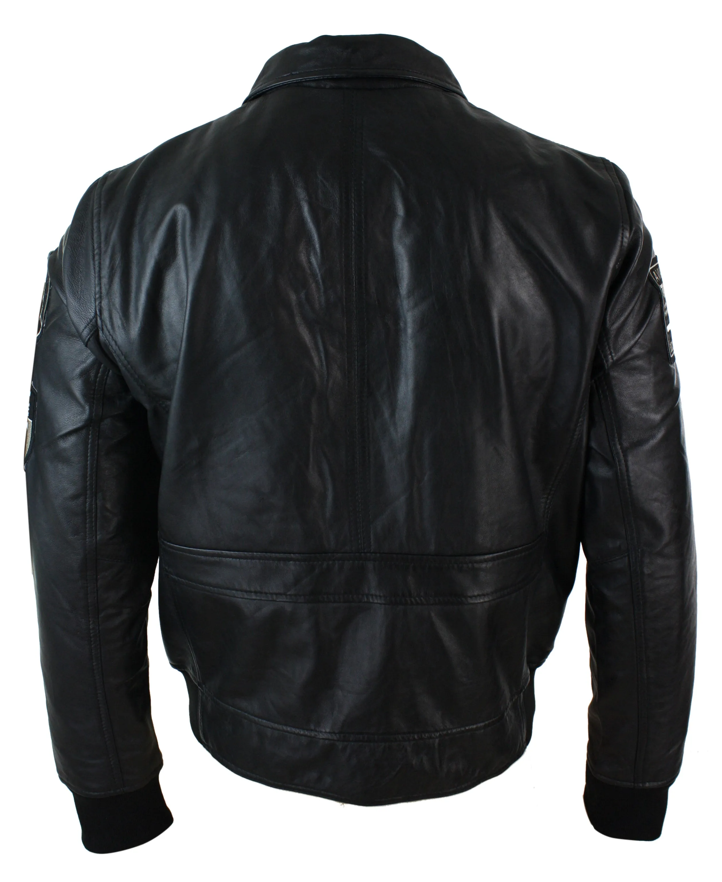 Leather Bomber Air Force Jacket