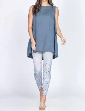 Linen Tunic In Denim