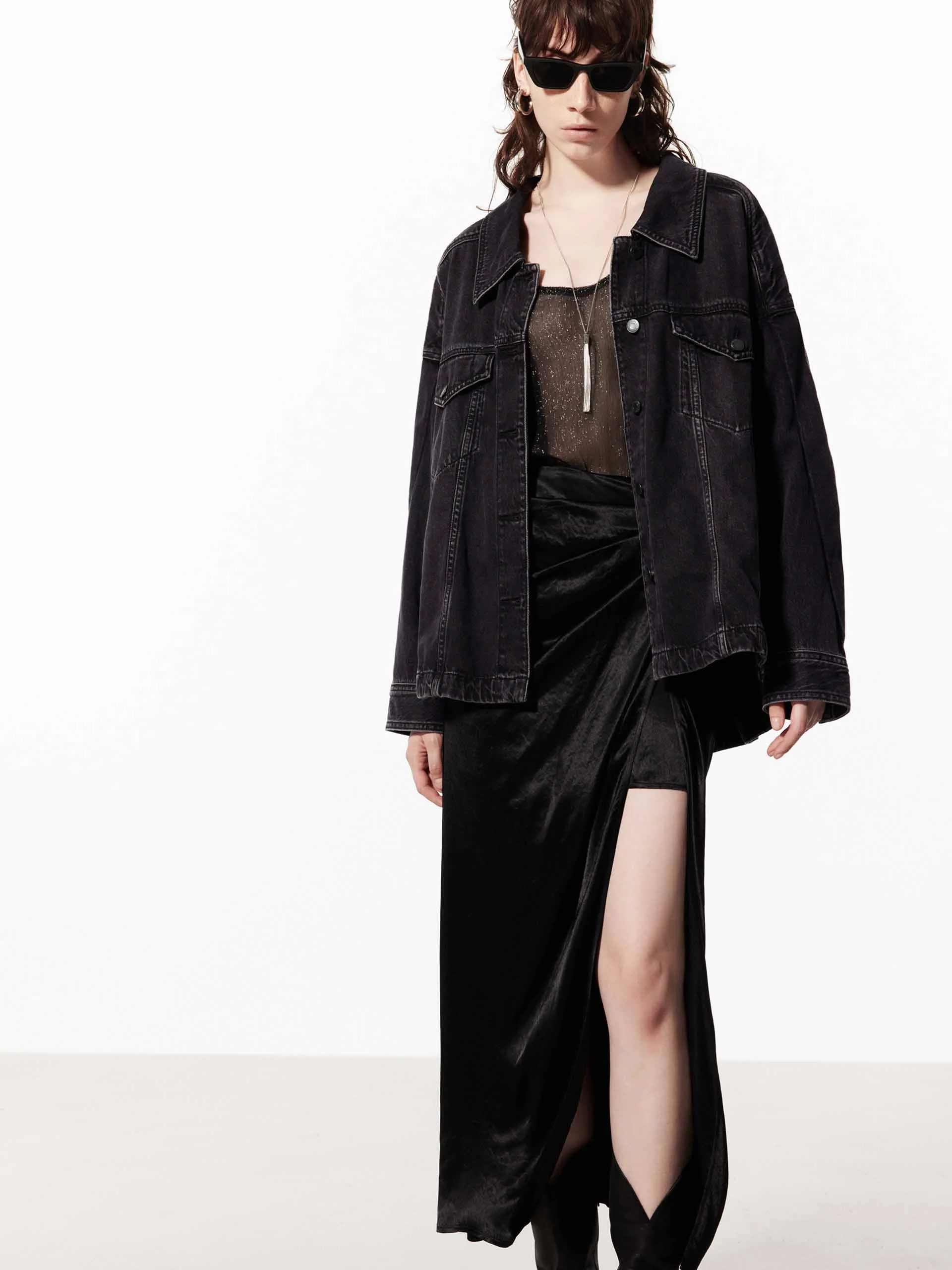 Loose Cotton Denim Jacket