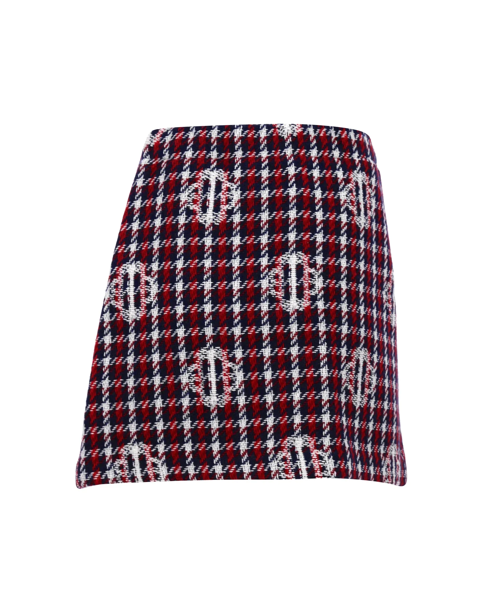 Maje Wrap Mini Skirt in Multicolor Acrylic