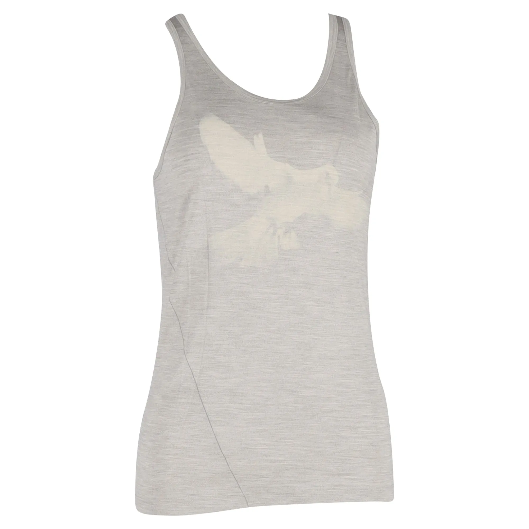 Marc Jacobs Printed Tank Top in Grey Cotton