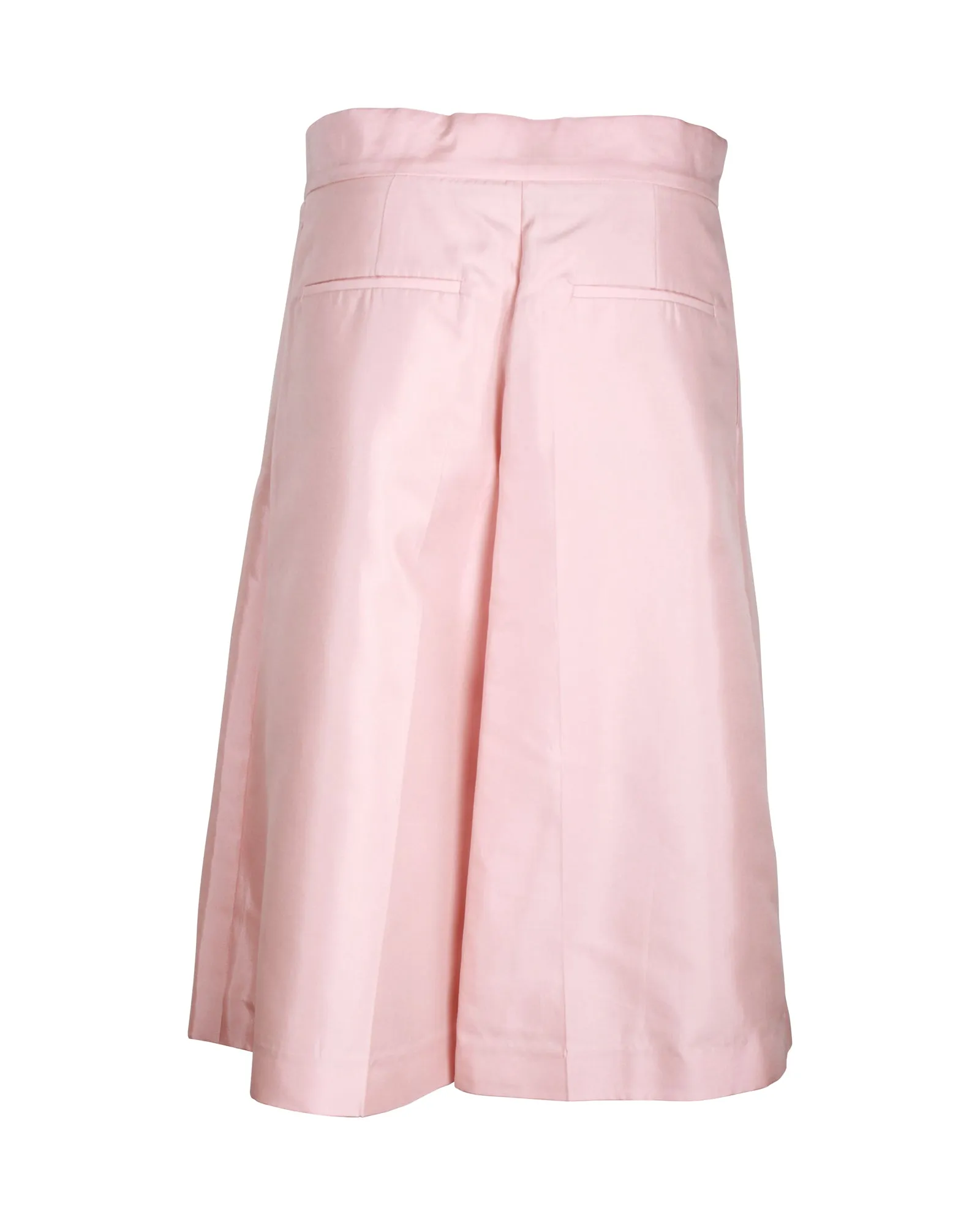 Marni Wide Leg Culottes in Pink Cotton