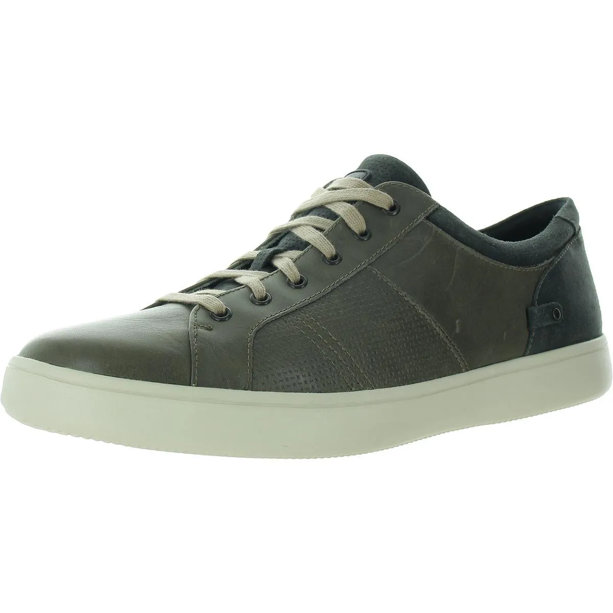 Mens Comfort Insole Leather Casual And Fashion Sneakers