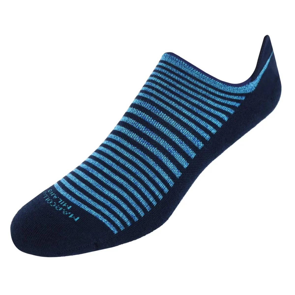 Men's Cushioned Palio Stripe Invisible Sneaker Sock (1 Pair)