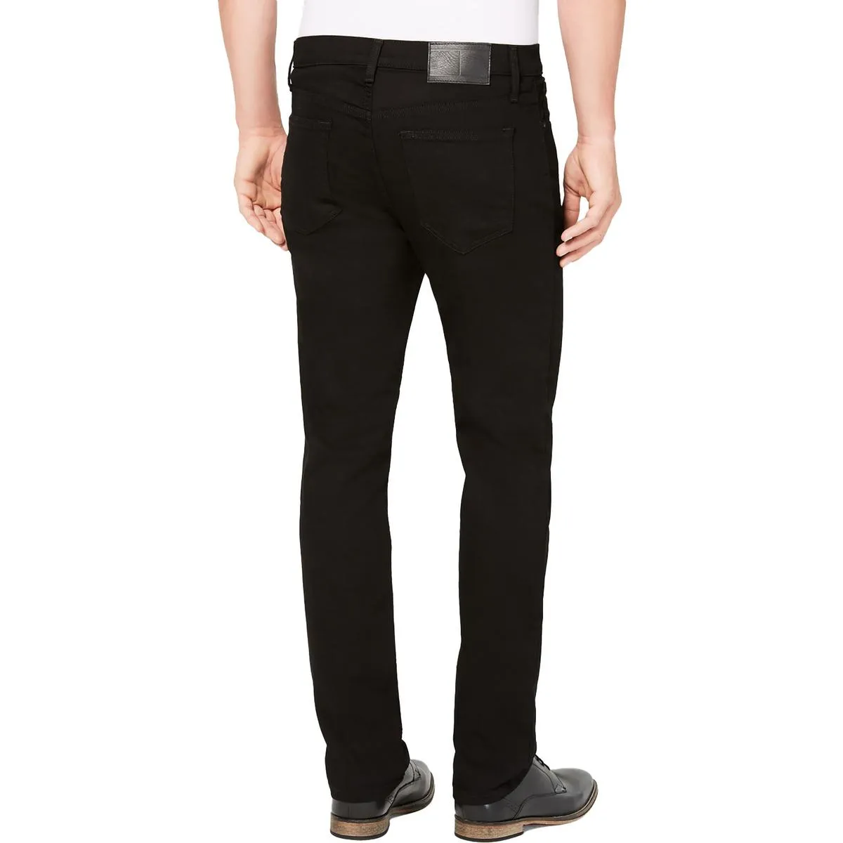 Mens Denim Cotton Straight Leg Pants