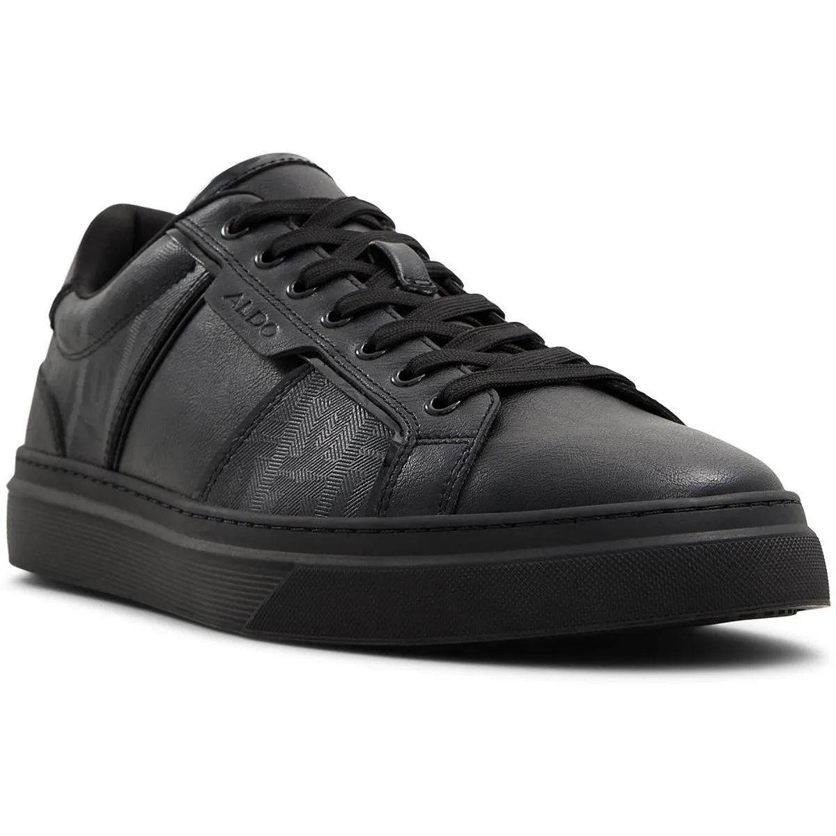 Mens Lace-Up Leather Casual And Fashion Sneakers