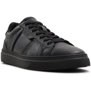 Mens Lace-Up Leather Casual And Fashion Sneakers
