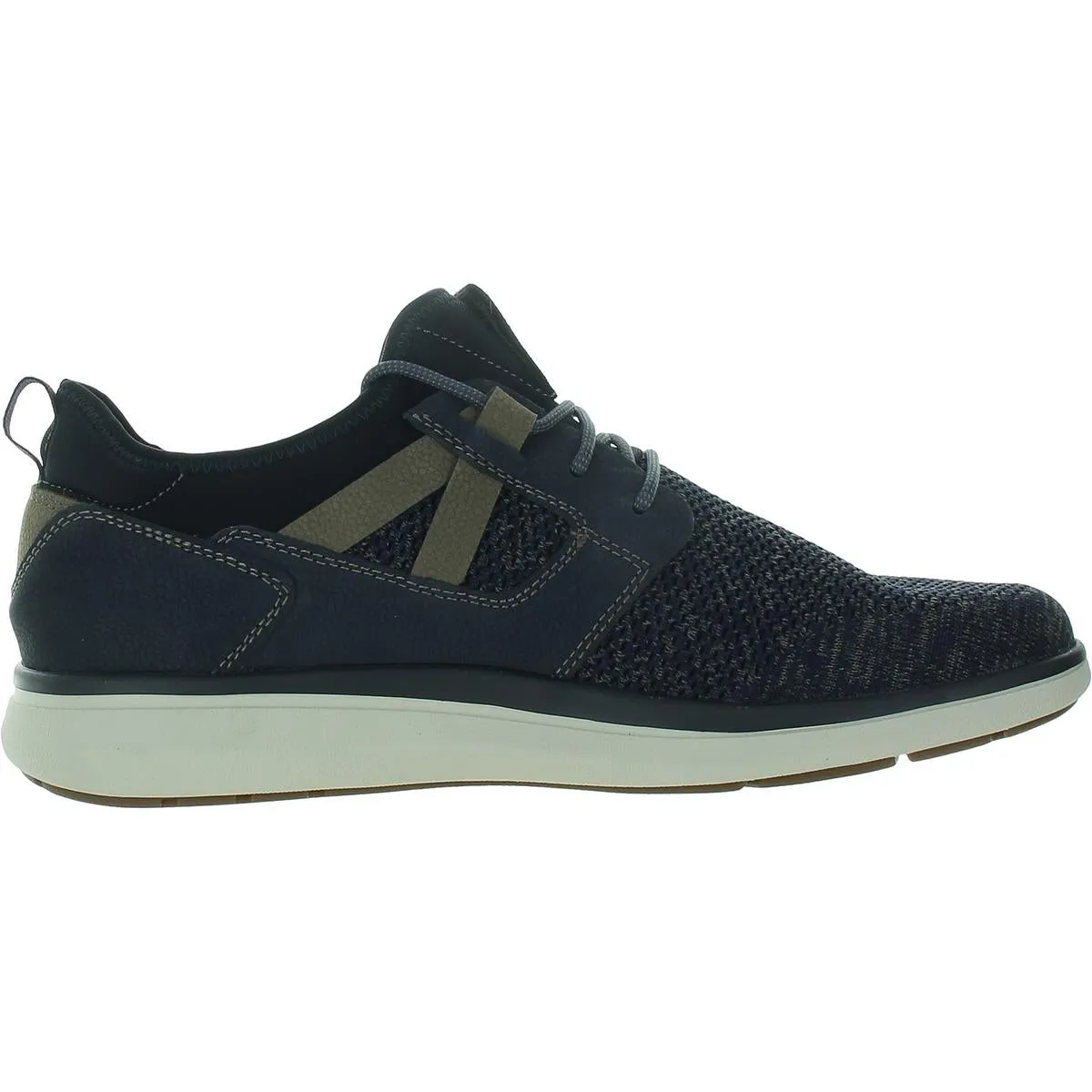 Mens Lace-Up Man Made Casual And Fashion Sneakers