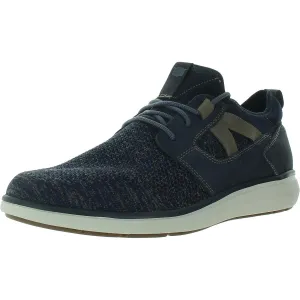 Mens Lace-Up Man Made Casual And Fashion Sneakers