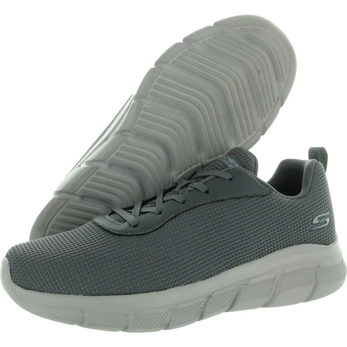 Mens Lace-Up Man Made Casual And Fashion Sneakers